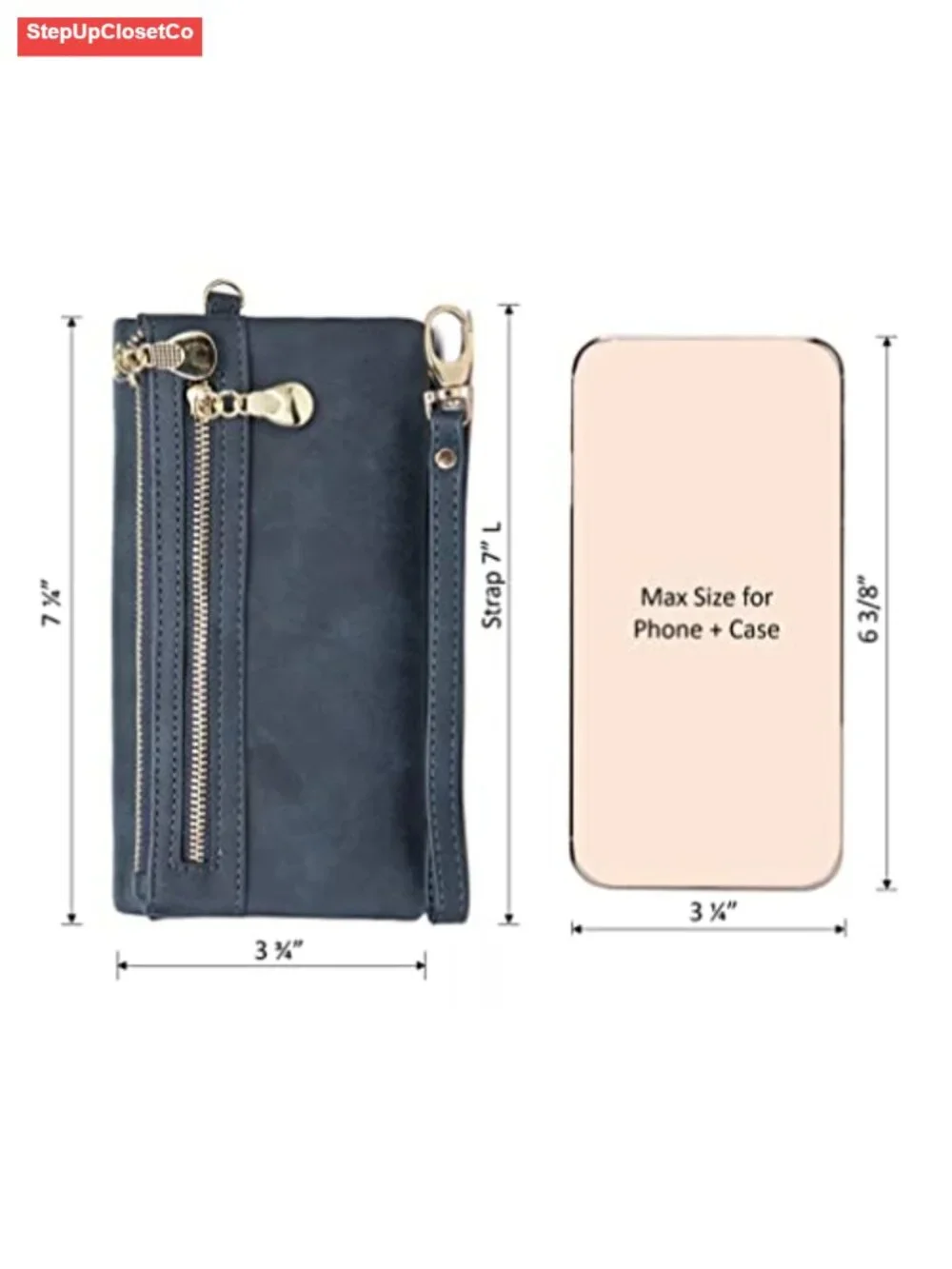 Soft Faux Leather Long Wallet Wristlet with Hand Strap Clutch for Women, Card